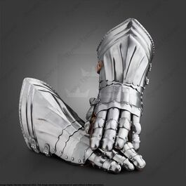 GERMAN STYLE GAUNTLETS, 1450-1500 XL
