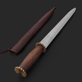 DECORATED RONDEL DAGGER 13TH-14TH C.