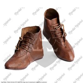 ANKLE BOOTS WITH LACES - CHILDRENS 13TH - 14TH BROWN SIZE 1