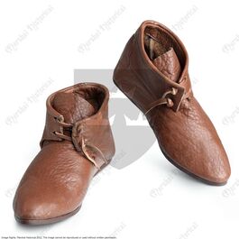 LOW BOOT WITH LACES BROWN 41