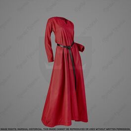 VESTIDO MEDIEVAL LIGERO DE MUJER S. XI-XV