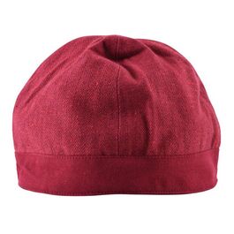 BIRKA CAP WITH HERRINGBONE PATTERN WINE XL