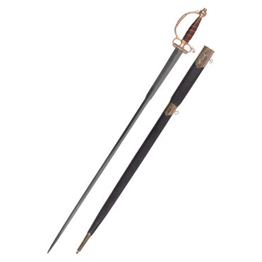 18TH CENTURY CIVILIAN SWORD WITH SCABBARD