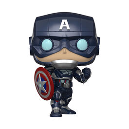FUNKO POP MARVEL AVENGERS GAME - CAPTAIN AMERICA STARK TECH SUIT 627