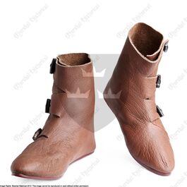 BOTA ALTOMEDIEVAL VIKINGA MARRÓN 36
