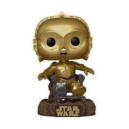 FUNKO POP STAR WARS RETURN OF THE JEDI 40TH - C3P0 IN CHAIR 609